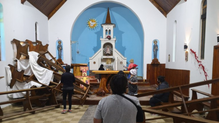   Argentina: Grupo mapuche atacó iglesia y retuvo a un fraile 