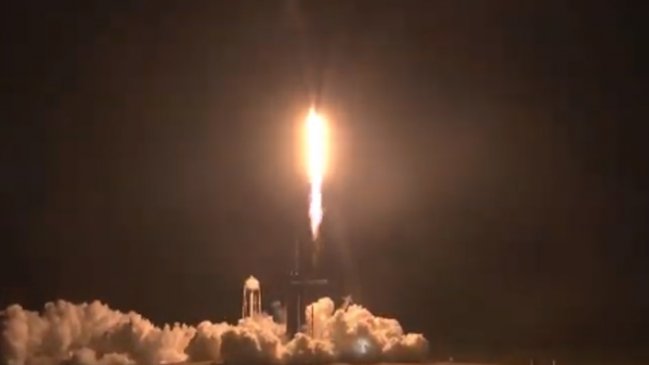  La histórica misión de la NASA y SpaceX despegó rumbo a la EEI  