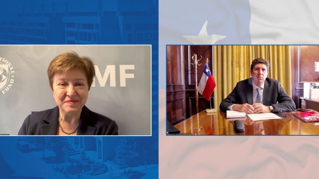  Ministro Cerda dialogó con la directora del FMI sobre la reactivación en Chile  