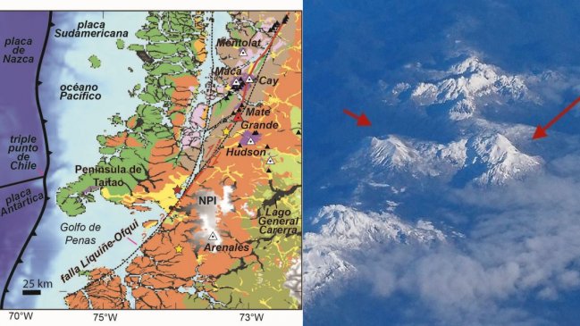   Científicos descubrieron nuevo volcán activo en la Patagonia Chilena 