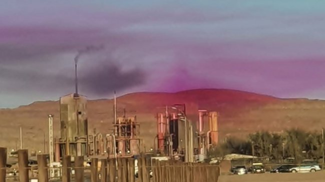  Tras nube púrpura: Sernageomin suspende operación en planta química de Cala-Cala  
