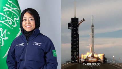   Rayyanah Barnawi hizo historia al convertirse en la primera mujer astronauta de Arabia Saudí 