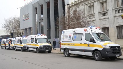   Gobierno Regional del Maule entregó cinco ambulancias nuevas al Hospital de Constitución 