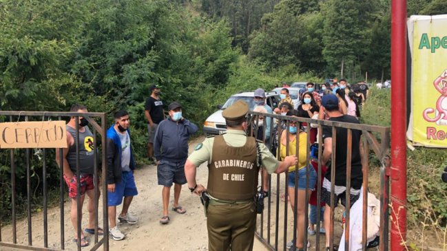  Minsal clausuró camping a orillas del Lago Rapel: 50 veraneantes desalojados  