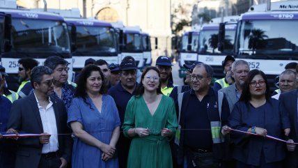  Municipio de Santiago presentó nuevos camiones recolectores  
