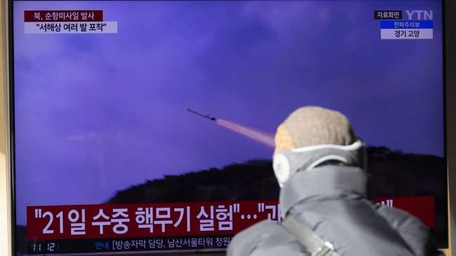  Corea del Norte afirma haber experimentado con un nuevo misil de crucero  