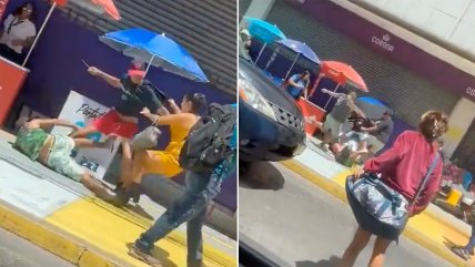   Salvaje pelea en Iquique: transeúnte trató de repeler asalto a mujer 