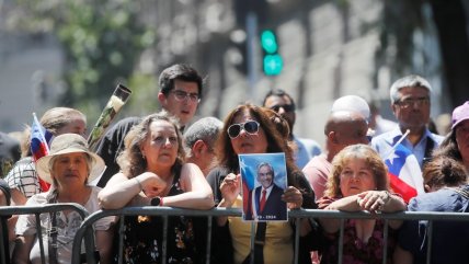   La emoción de los asistentes al velorio del expresidente Sebastián Piñera 