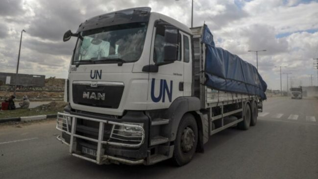   Ayuda humanitaria de la ONU entra directamente al norte de Gaza por nueva ruta 
