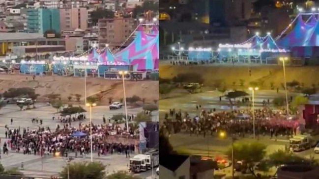  Manifestación contra alcalde impidió show de Garras de Amor en Antofagasta  