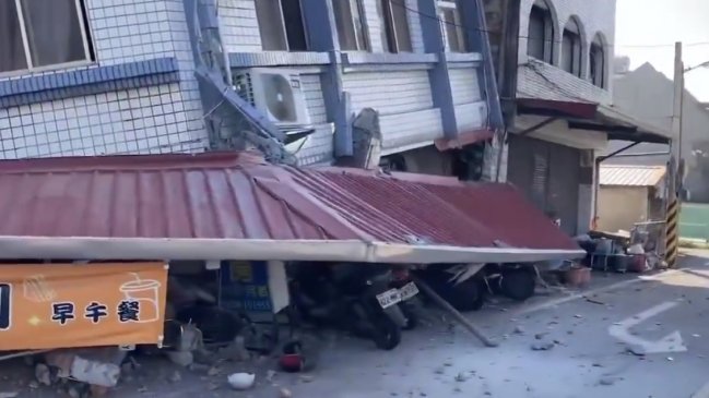   Confirman primer fallecido por terremoto en Taiwán 