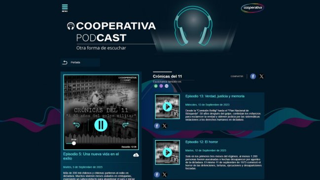   Podcast de Cooperativa es finalista del Premio Periodismo de Excelencia 