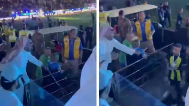   [VIDEO] ¡Insólito! Jugador de Al Ittihad recibió latigazo tras derrota en la Supercopa de Arabia 