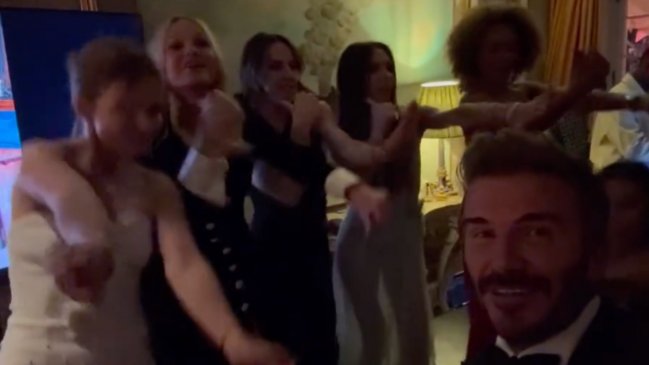   El regreso de las Spice Girls: Bailaron juntas en el cumpleaños 50 de Victoria Beckham 