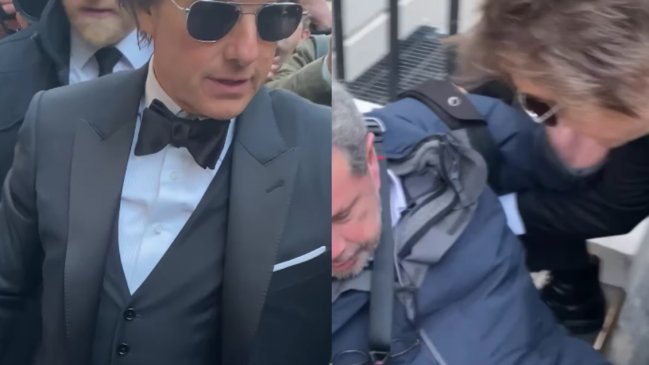  Tom Cruise y su noble gesto con paparazzi caído: 