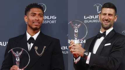   Djokovic y Bellingham acapararon las miradas en los Premius Laureus 2024 