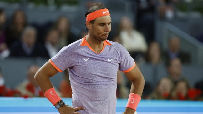   Rafael Nadal se despidió del Masters de Madrid tras caer ante Jiri Lehecka en octavos 
