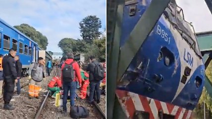  Más de 50 heridos dejó choque de trenes en Buenos Aires  