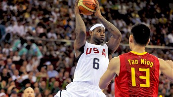   Estados Unidos apabulló a China en el baloncesto olímpico 