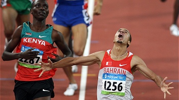   Rashid Ramzi y Christine Ohuruogu brillaron en el atletismo de Beijing 