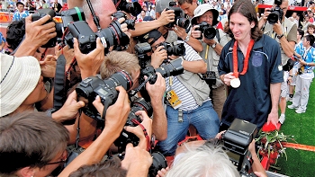   Lionel Messi agradeció a FC Barcelona por dejarle disfrutar de la medalla de oro en Beijing 