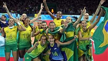   Brasil brilló en el vóleibol femenino para ganar inédito oro olímpico 