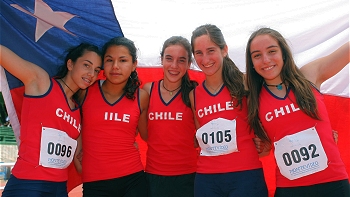Chile consiguió un meritorio vicecampeonato en el Atletismo del Sudamericano Escolar