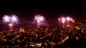   Fiesta pirotécnica Año Nuevo en el Mar postulará a los Guinness 