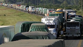 Dirigente camionero anunció medidas del gremio por paro en Argentina