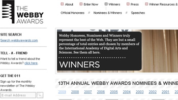 Twitter y líder de NIN se impusieron en los premios Webby