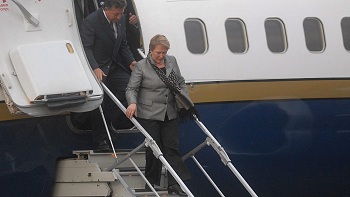   Bachelet destacó en Ecuador el posicionamiento internacional de Unasur 