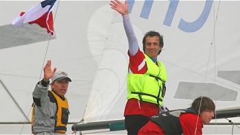 Alberto González alcanzó el bronce en Norteamericano de Veleros Lightning