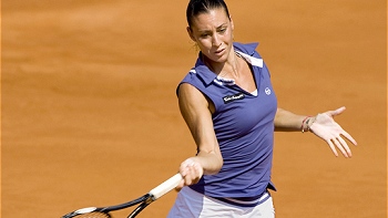 Flavia Pennetta destapó 