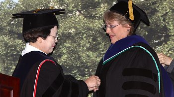   Bachelet se reunirá el viernes con Hu Jintao en Singapur 