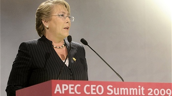   Bachelet pidió en APEC mantener planes de estímulo para evitar 