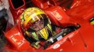 Valentino Rossi corrió con un Ferrari en Montmeló