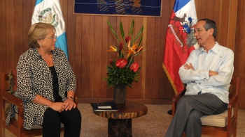   Guatemala confirmó a Bachelet su respaldo a Insulza en la OEA 