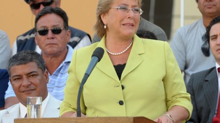 Bachelet espera que el Congreso aprueba beneficios para afectados por contaminación con plomo
