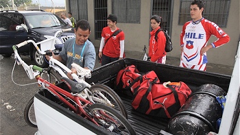   Diluvio en Medellín obligó a suspender competencia de bicicross 