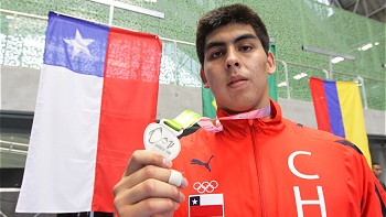   Italo Córdova aportó una medalla de plata para Chile en el judo 