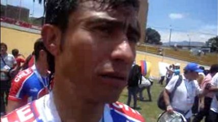   Marco Arriagada se refirió a la medalla de plata lograda con la cuarteta en el ciclismo 