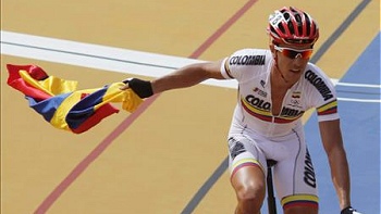   Carlos Alzate sumó la medalla de oro número 14 para Colombia en el ciclismo de los Sudamericanos 