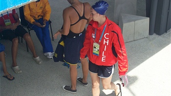   Kristel Köbrich se tuvo que conformar con la plata en los 400 metros libres en Medellín 