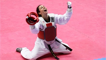   Yenny Contreras aportó otro oro para el taekwondo en Medellín 