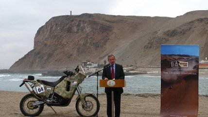   Ruiz-Tagle habló sobre el trazado y la inversión del Dakar 2011 
