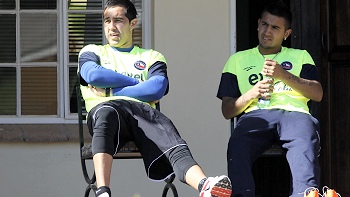 La selección chilena tuvo jornada de descanso en la mañana de este martes en Nelspruit