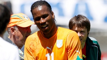 Didier Drogba quedó al margen de los entrenamientos de Costa de Marfil