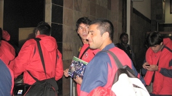 La selección chilena abandonó Nelspruit e inició su despedida de Sudáfrica