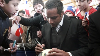 Jean Beausejour fue declarado hijo ilustre de Estación Central