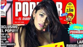 Modelo Larissa Riquelme finalmente se desnudó para un diario paraguayo